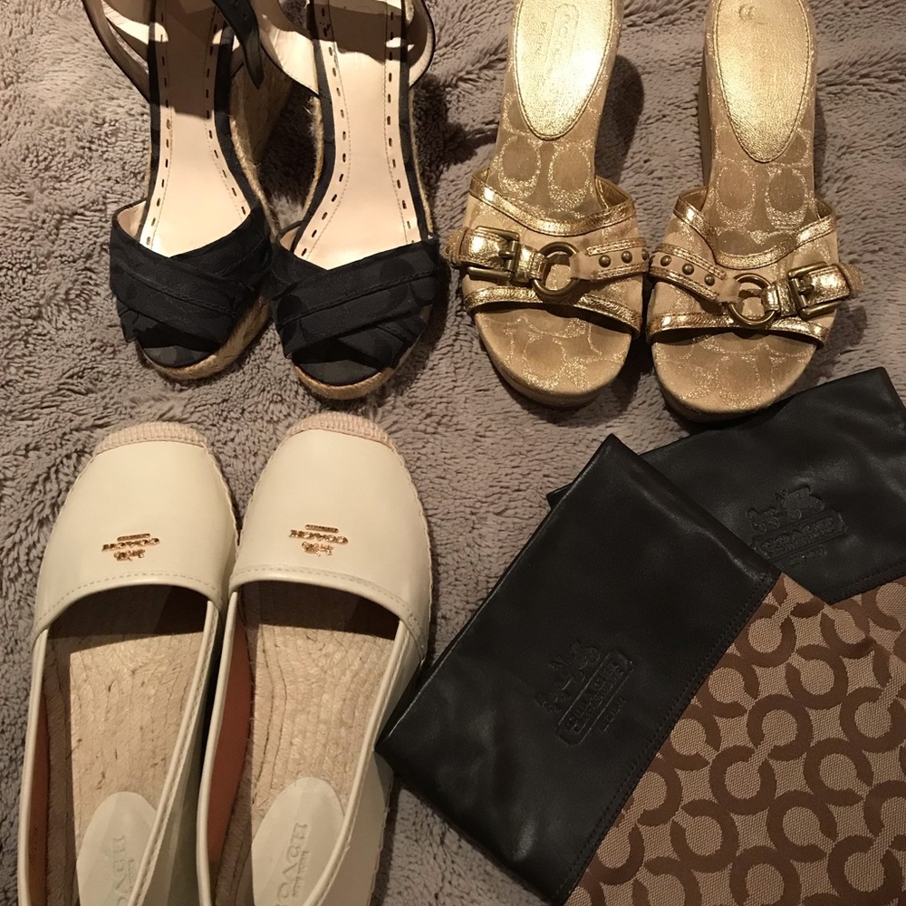 Vintage Coach shoes - size W8 like-new. Flats/Wedges/Boots